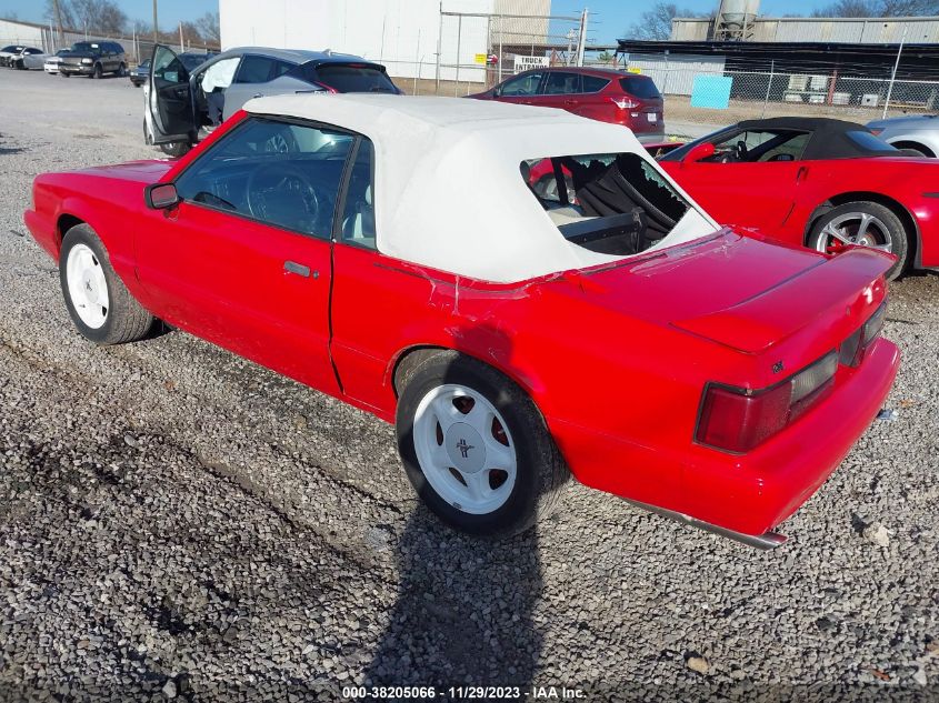 1992 Ford Mustang Lx VIN: 1FACP44E6NF162117 Lot: 40649426