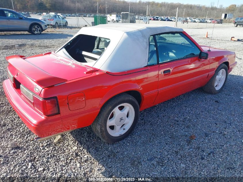 1992 Ford Mustang Lx VIN: 1FACP44E6NF162117 Lot: 40649426