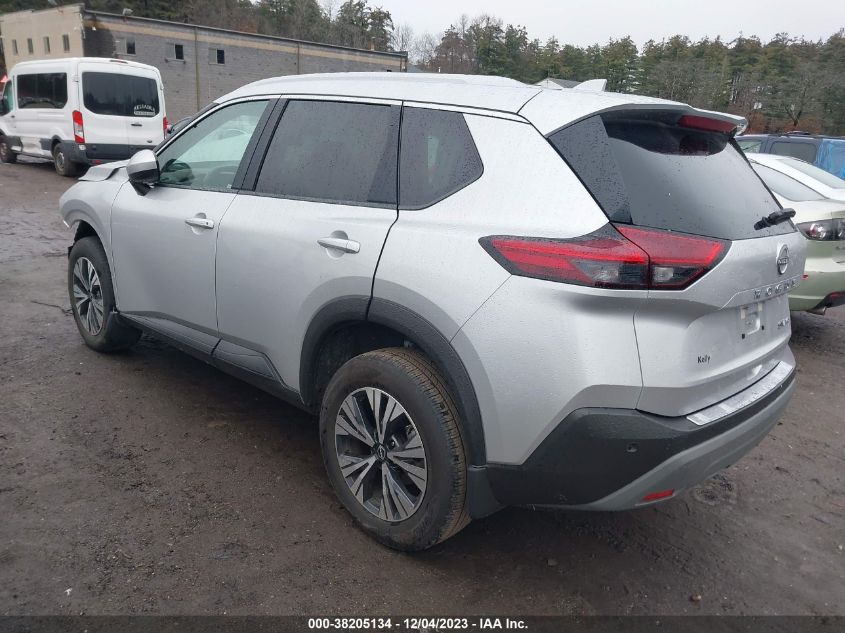 2023 Nissan Rogue Sv Intelligent Awd VIN: 5N1BT3BB7PC809838 Lot: 38205134