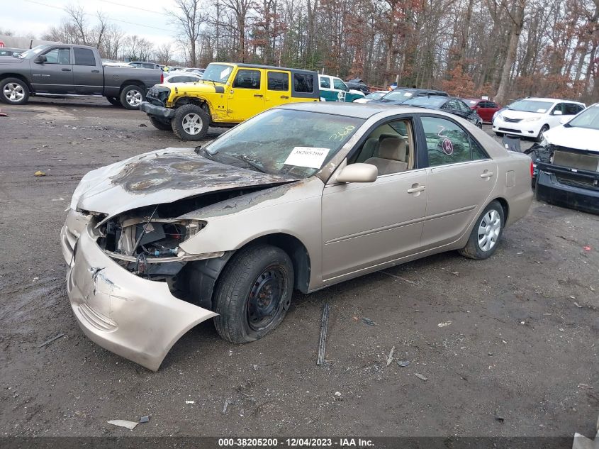 2004 Toyota Camry Le VIN: 4T1BE32KX4U826309 Lot: 38205200