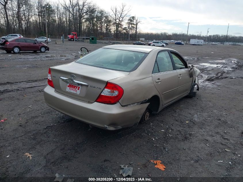 2004 Toyota Camry Le VIN: 4T1BE32KX4U826309 Lot: 38205200