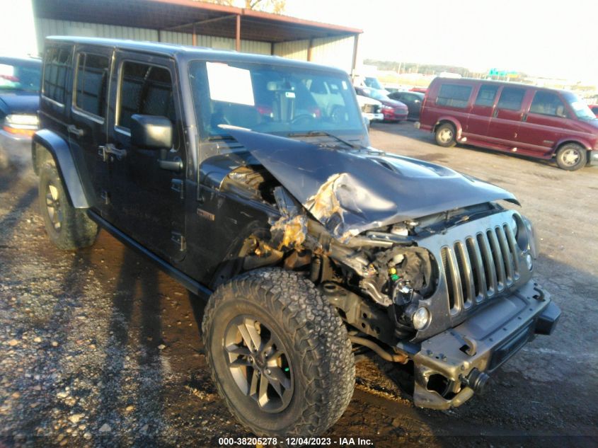 2016 Jeep Wrangler Unlimited 75Th Anniversary VIN: 1C4HJWEG5GL220655 Lot: 38205278