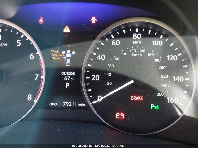 2014 Lexus Es 350 Base (A6) VIN: JTHBK1GG4E2084555 Lot: 38205446