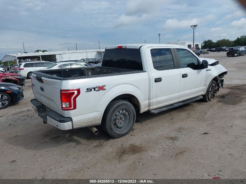 2017 Ford F-150 Xl VIN: 1FTEW1CF6HFA51201 Lot: 38205513