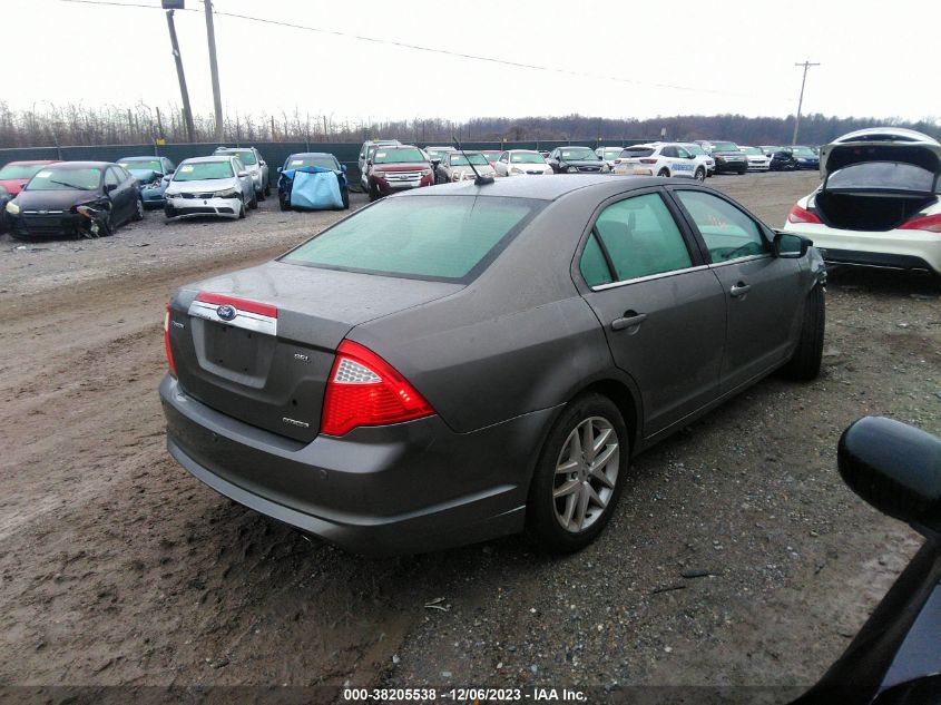 2012 Ford Fusion Sel VIN: 3FAHP0JG0CR154101 Lot: 38205538