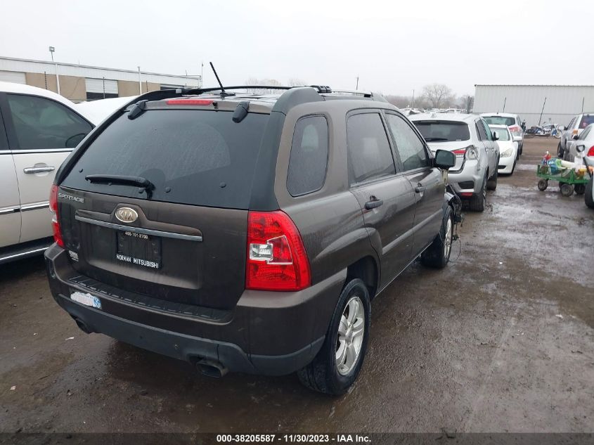 2010 Kia Sportage Lx VIN: KNDKG3A4XA7691571 Lot: 38205587