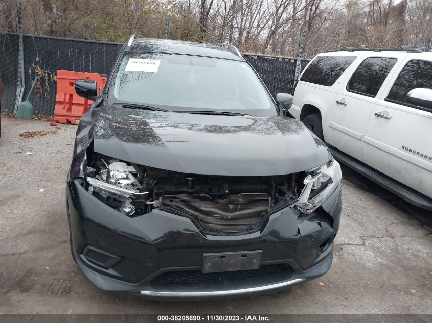 2016 Nissan Rogue S VIN: KNMAT2MT2GP640398 Lot: 38205690