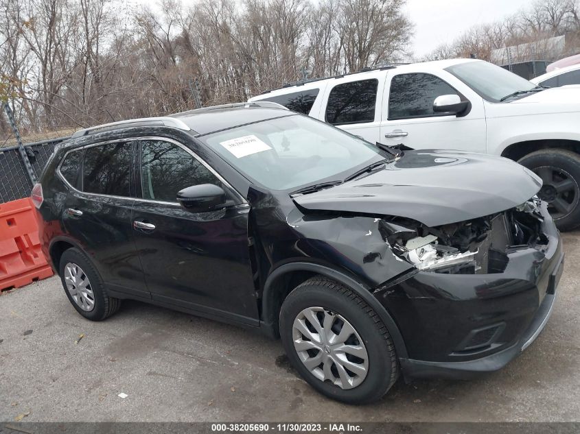 2016 Nissan Rogue S VIN: KNMAT2MT2GP640398 Lot: 38205690