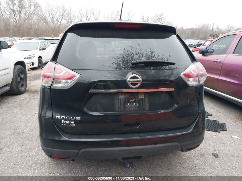 2016 Nissan Rogue S VIN: KNMAT2MT2GP640398 Lot: 38205690