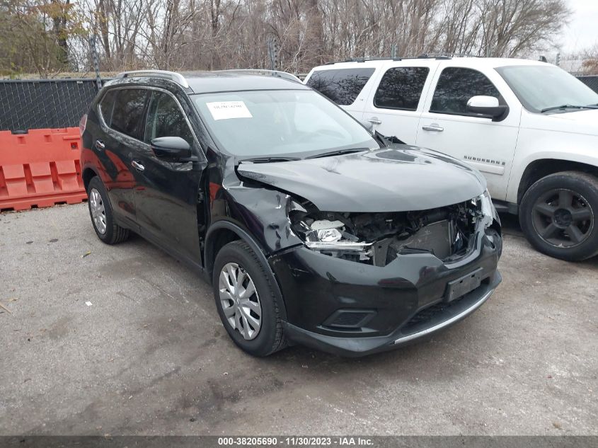 2016 Nissan Rogue S VIN: KNMAT2MT2GP640398 Lot: 38205690