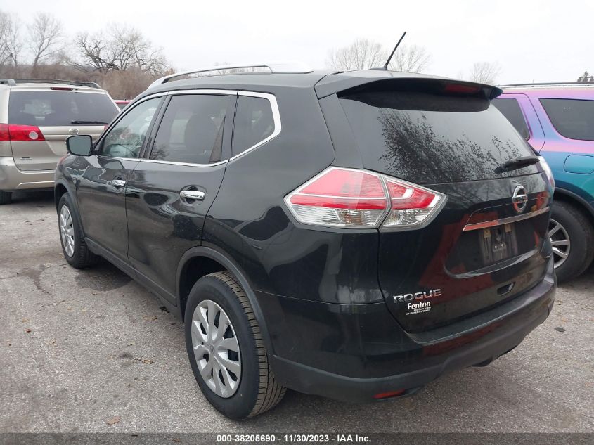 2016 Nissan Rogue S VIN: KNMAT2MT2GP640398 Lot: 38205690