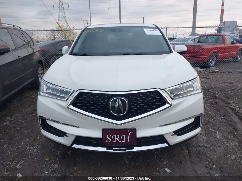 5FRYD4H73HB019458 2017 Acura Mdx W/Technology & Entertainment Pkgs