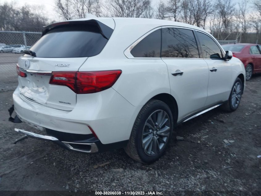 2017 Acura Mdx W/Technology & Entertainment Pkgs VIN: 5FRYD4H73HB019458 Lot: 38206038