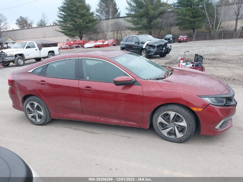 2019 Honda Civic Lx VIN: 19XFC2F6XKE046373 Lot: 38206269