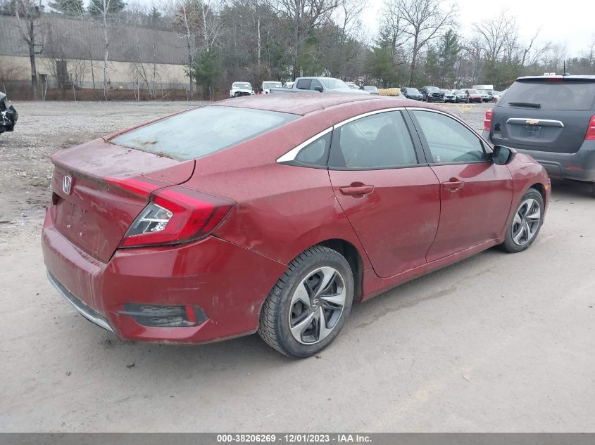 2019 Honda Civic Lx VIN: 19XFC2F6XKE046373 Lot: 38206269