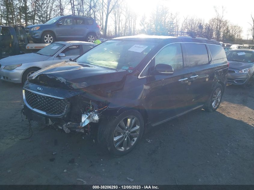 2018 Kia Sedona Sx Limited VIN: KNDME5C15J6351280 Lot: 38206293