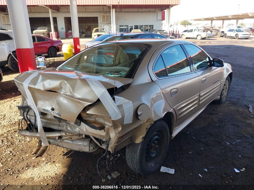 1G2NE52T71M642306 2001 Pontiac Grand Am Se