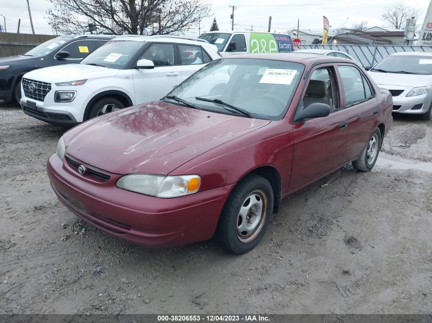 2000 Toyota Corolla Ve VIN: 1NXBR12E6YZ380345 Lot: 38206553