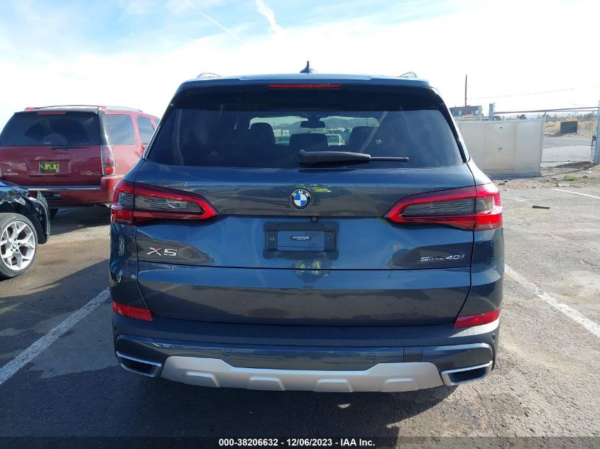 2020 BMW X5 Sdrive 40I VIN: 5UXCR4C09LLT18769 Lot: 38206632