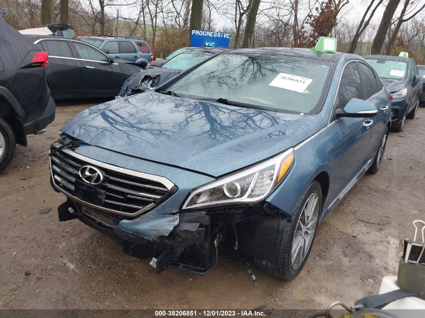 2015 Hyundai Sonata Sport 2.0T VIN: 5NPE34AB6FH071462 Lot: 38206851