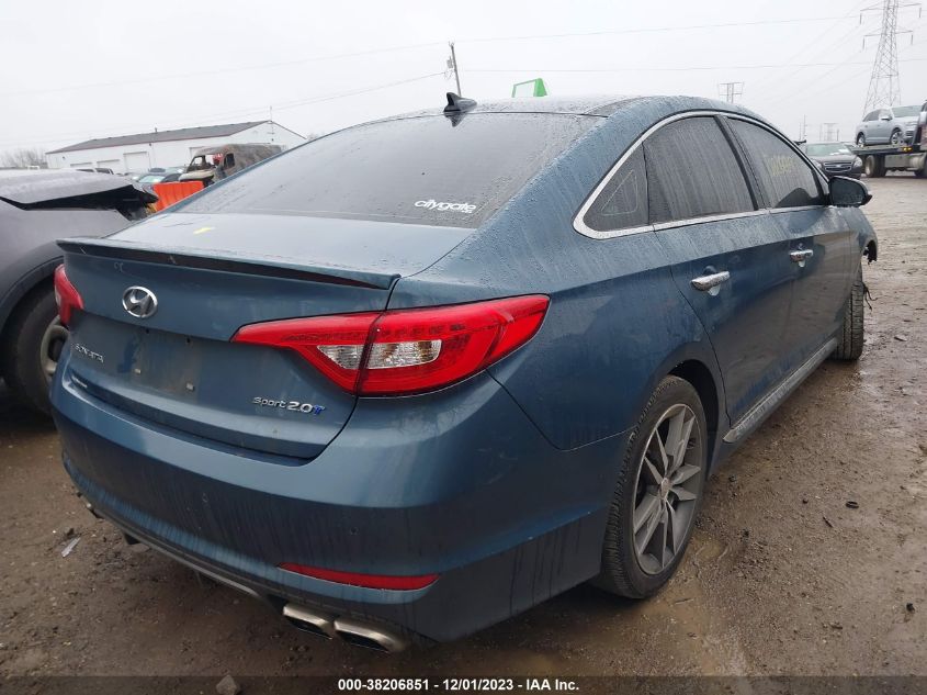 2015 Hyundai Sonata Sport 2.0T VIN: 5NPE34AB6FH071462 Lot: 38206851