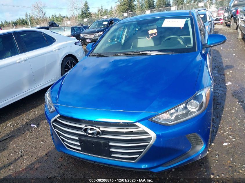 5NPD84LF4JH391031 2018 Hyundai Elantra Sel