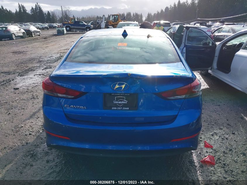 5NPD84LF4JH391031 2018 Hyundai Elantra Sel