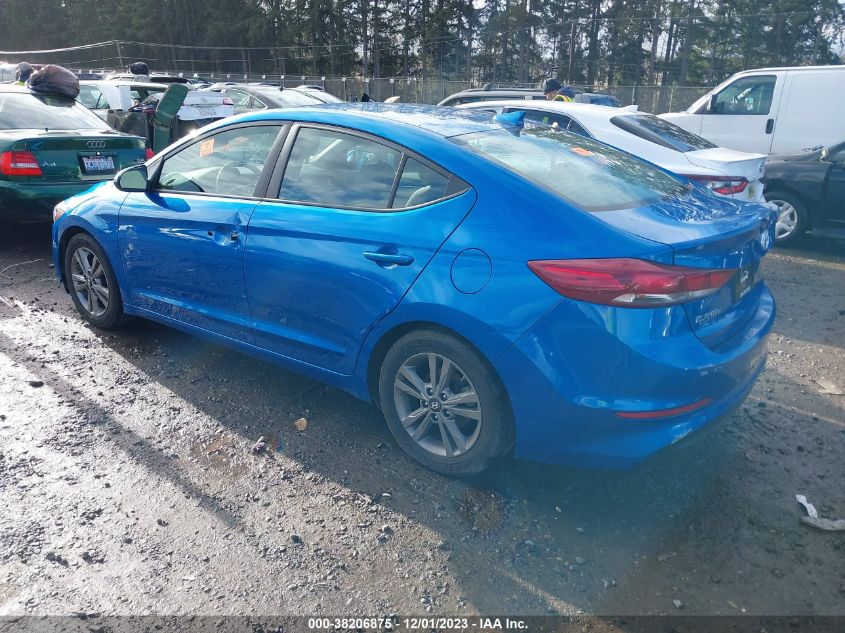 5NPD84LF4JH391031 2018 Hyundai Elantra Sel