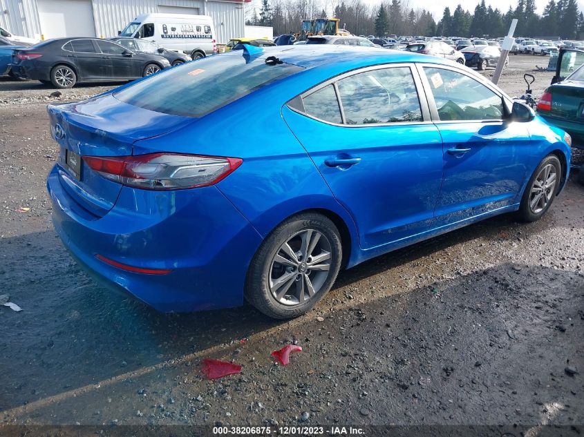 5NPD84LF4JH391031 2018 Hyundai Elantra Sel