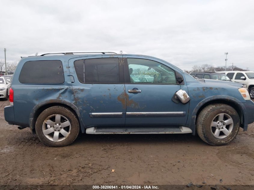 2011 Nissan Armada Sl VIN: 5N1BA0ND2BN614454 Lot: 38206941