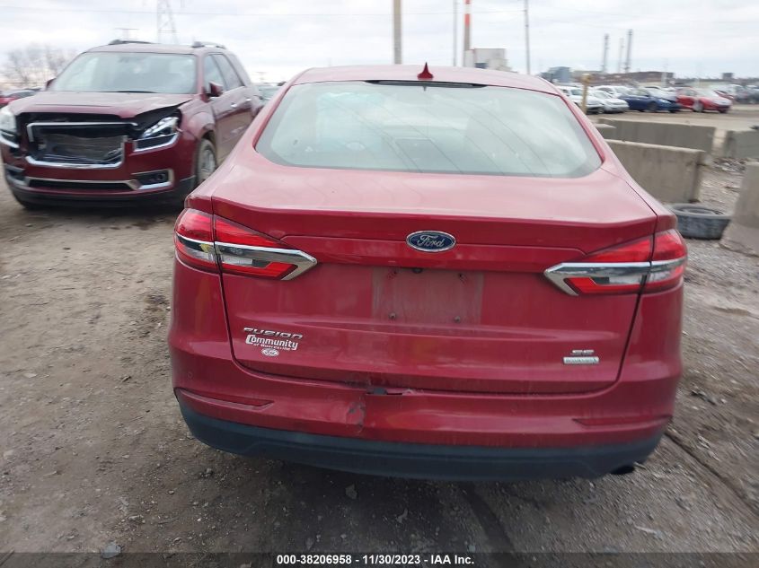 2020 Ford Fusion Se VIN: 3FA6P0HD6LR107268 Lot: 38206958