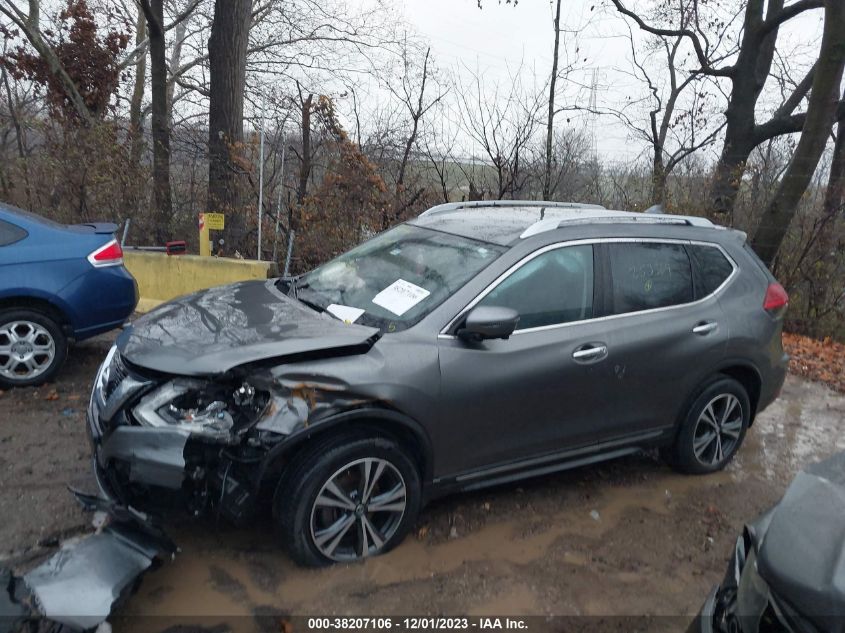 2017 Nissan Rogue Sl VIN: JN8AT2MV3HW253369 Lot: 38207106