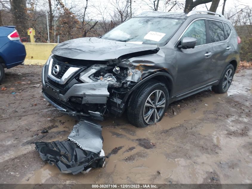 2017 Nissan Rogue Sl VIN: JN8AT2MV3HW253369 Lot: 38207106