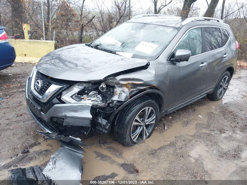 2017 Nissan Rogue Sl VIN: JN8AT2MV3HW253369 Lot: 38207106