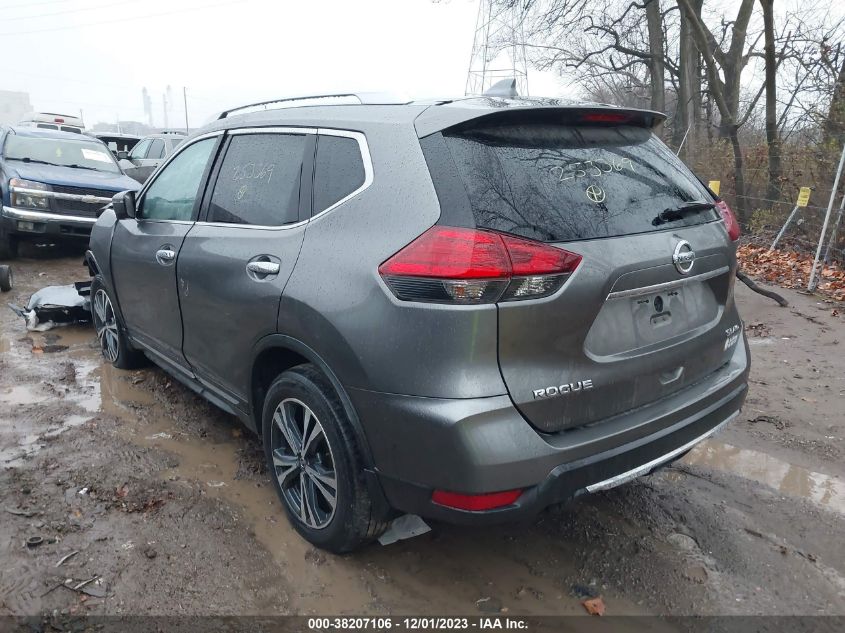 2017 Nissan Rogue Sl VIN: JN8AT2MV3HW253369 Lot: 38207106