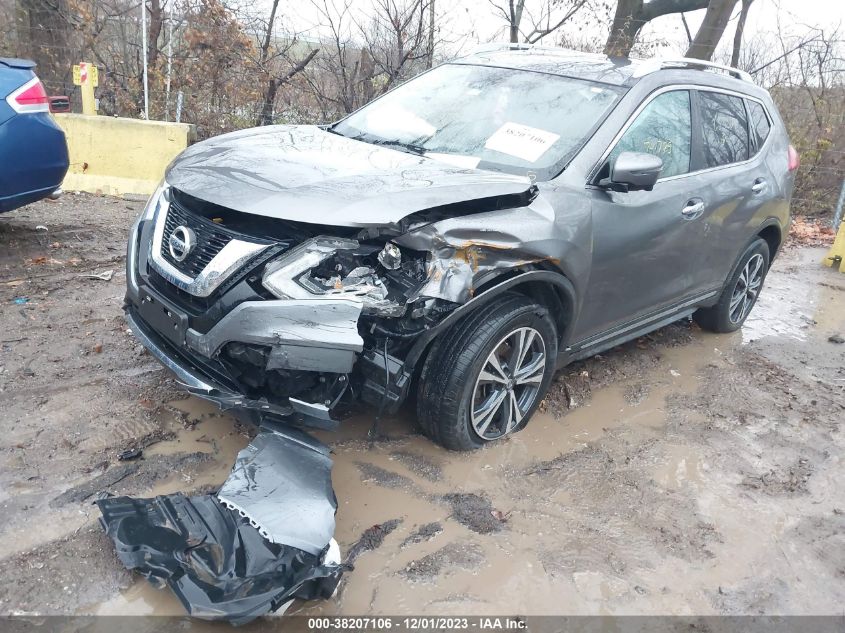 2017 Nissan Rogue Sl VIN: JN8AT2MV3HW253369 Lot: 38207106