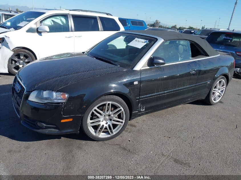 2009 Audi A4 2.0T Special Edition VIN: WAUAF48H89K007832 Lot: 38207269