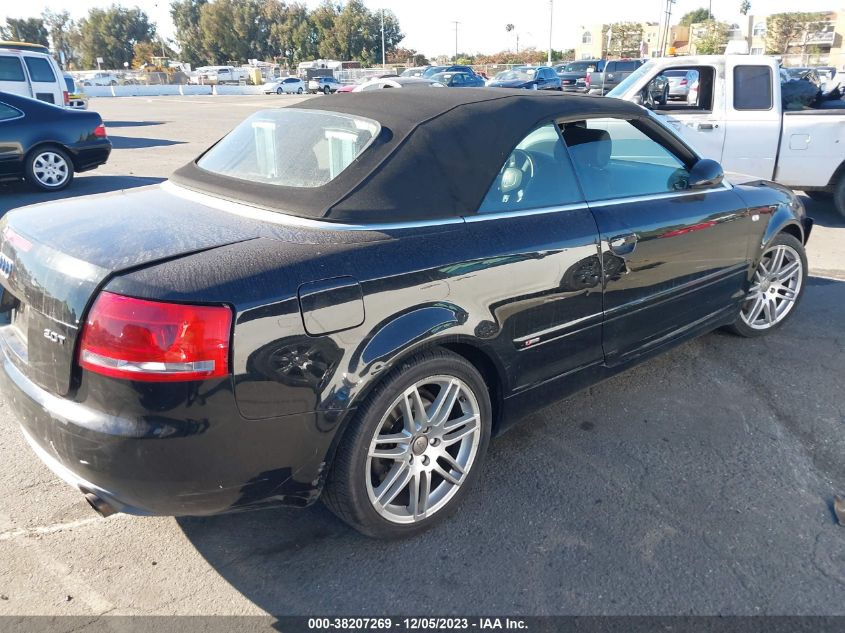 2009 Audi A4 2.0T Special Edition VIN: WAUAF48H89K007832 Lot: 38207269