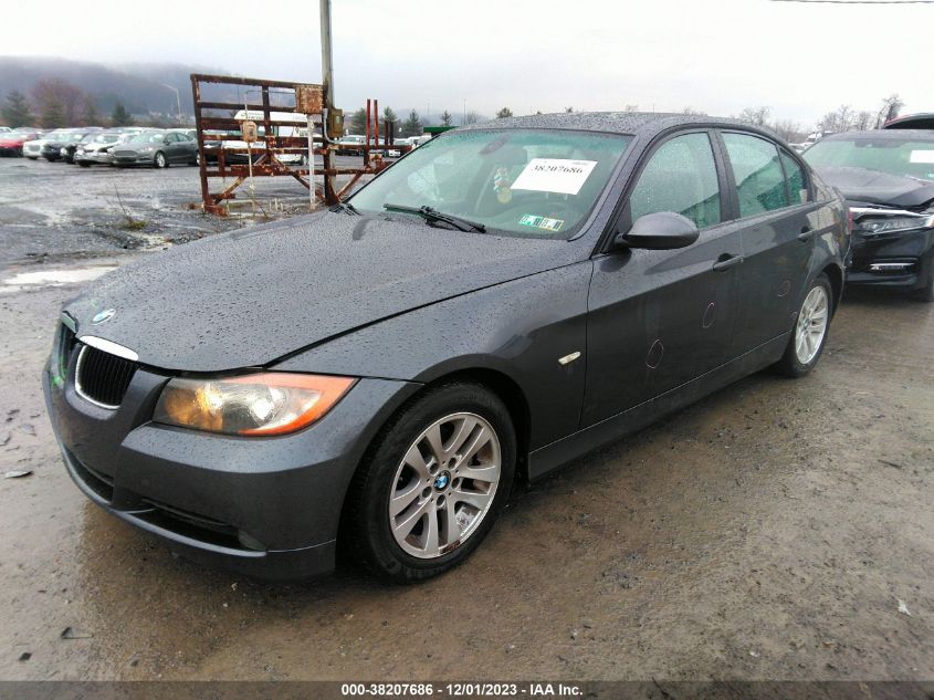 2007 BMW 3 Series 328I VIN: WBAVC53567FZ77536 Lot: 38207686