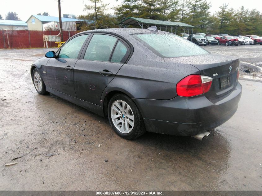 2007 BMW 3 Series 328I VIN: WBAVC53567FZ77536 Lot: 38207686