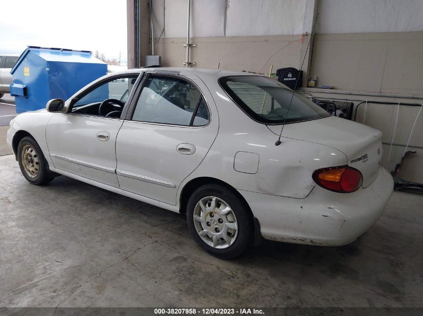 2000 Hyundai Elantra Gls VIN: KMHJF35F7YU054638 Lot: 38207958