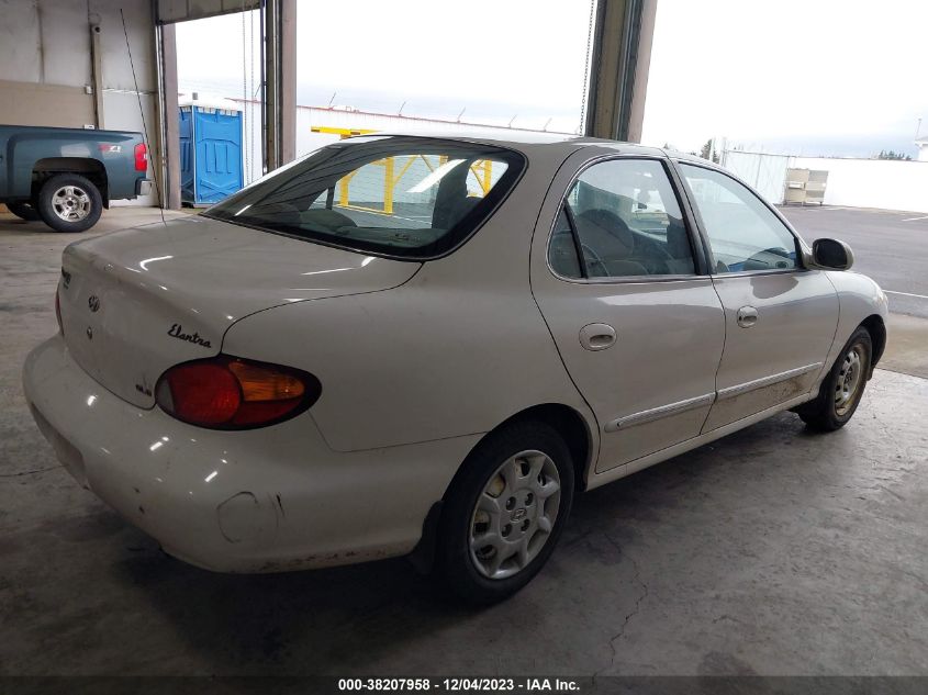 2000 Hyundai Elantra Gls VIN: KMHJF35F7YU054638 Lot: 38207958