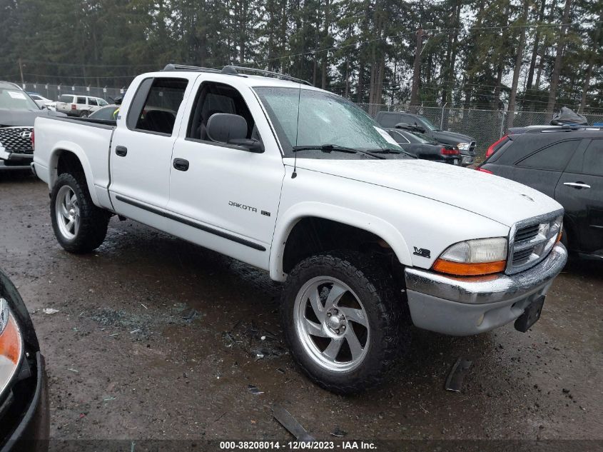 2000 Dodge Dakota Slt/Sport VIN: 1B7HG2AZ8YS664750 Lot: 38208014