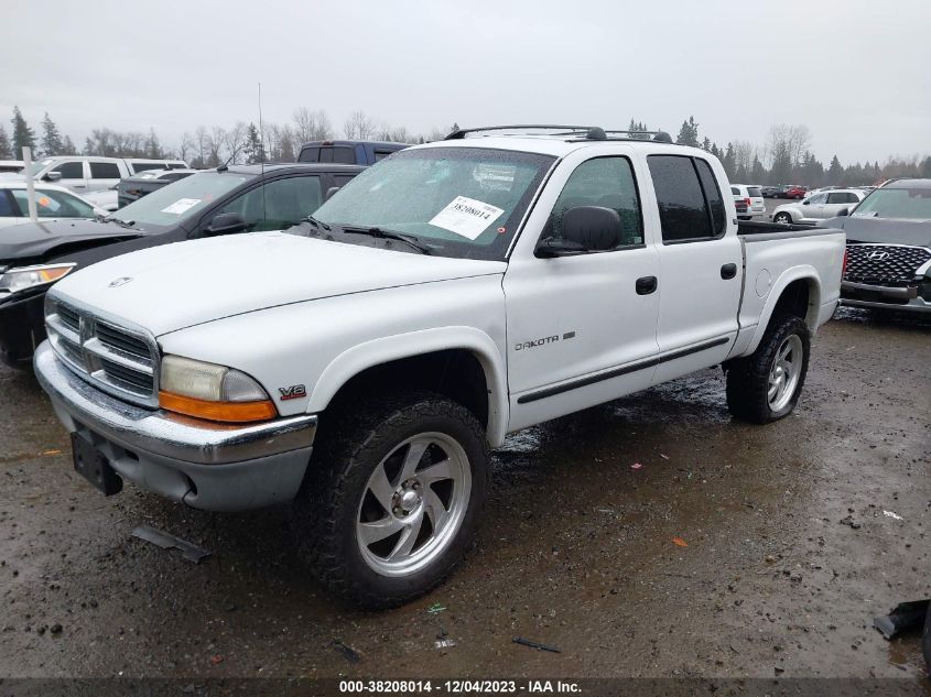 2000 Dodge Dakota Slt/Sport VIN: 1B7HG2AZ8YS664750 Lot: 38208014