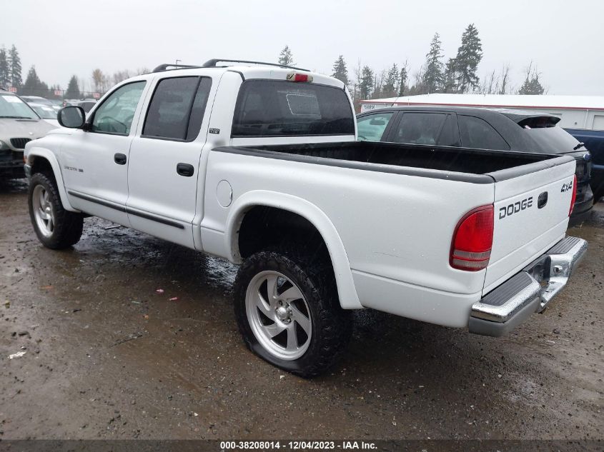 2000 Dodge Dakota Slt/Sport VIN: 1B7HG2AZ8YS664750 Lot: 38208014