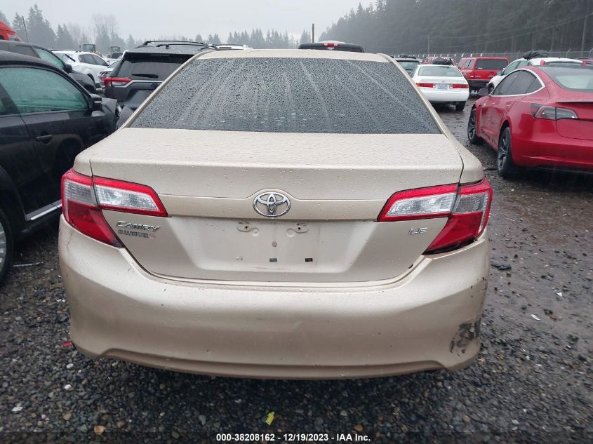 2012 Toyota Camry Le VIN: 4T4BF1FK2CR273266 Lot: 38208162