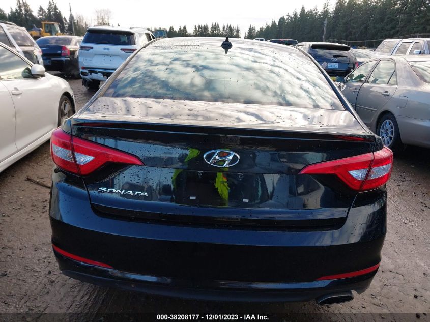 2015 Hyundai Sonata Se VIN: 5NPE24AF6FH120956 Lot: 38208177