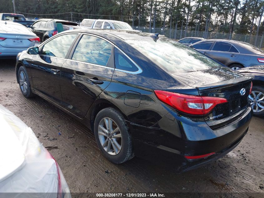 2015 Hyundai Sonata Se VIN: 5NPE24AF6FH120956 Lot: 38208177