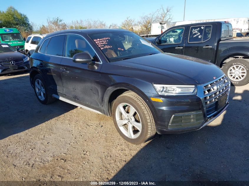 2020 Audi Q5 Premium 45 Tfsi Quattro S Tronic VIN: WA1ANAFY5L2082299 Lot: 38208259