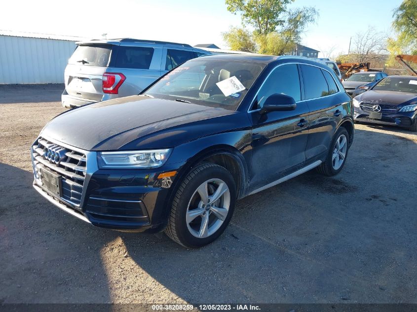 2020 Audi Q5 Premium 45 Tfsi Quattro S Tronic VIN: WA1ANAFY5L2082299 Lot: 38208259